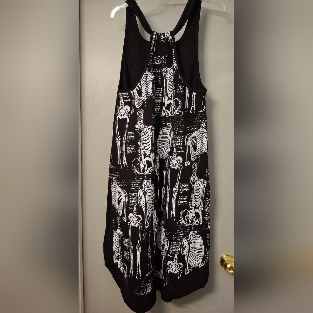 Heartless Skeleton Print Hi Low Dress - Picture 3 of 13